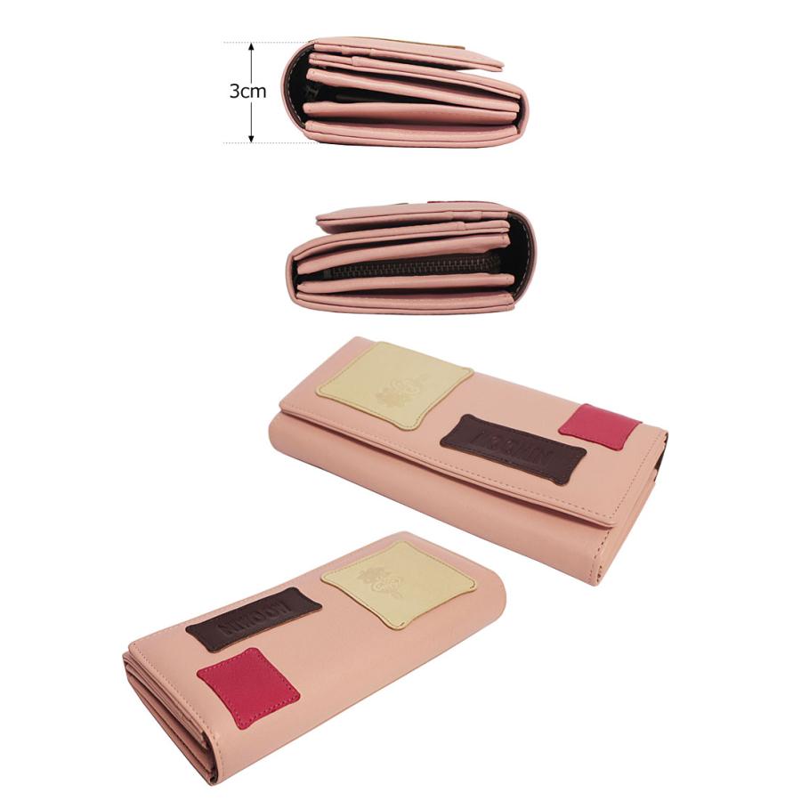 ムーミン MOOMIN  長財布  PATCH WORK パッチワーク patchwork-lg   ムーミン リトルミイ スナフキン ニョロニョロ ロングウォレット 蓋付き | MOOMIN | 02