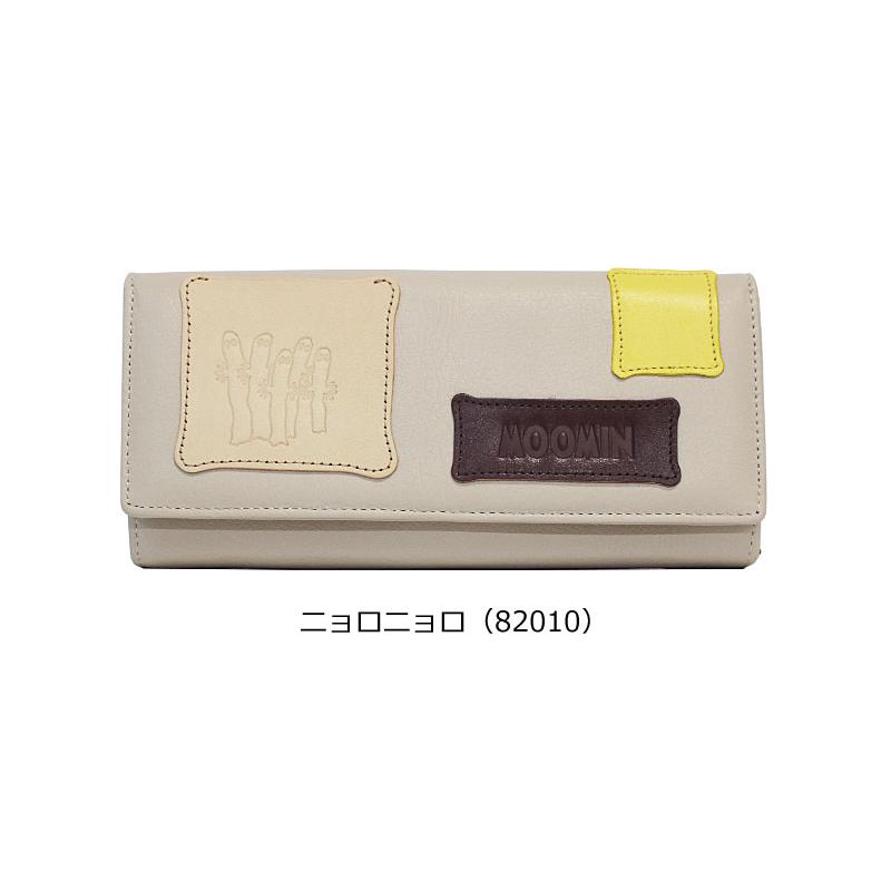 ムーミン MOOMIN  長財布  PATCH WORK パッチワーク patchwork-lg   ムーミン リトルミイ スナフキン ニョロニョロ ロングウォレット 蓋付き | MOOMIN | 09
