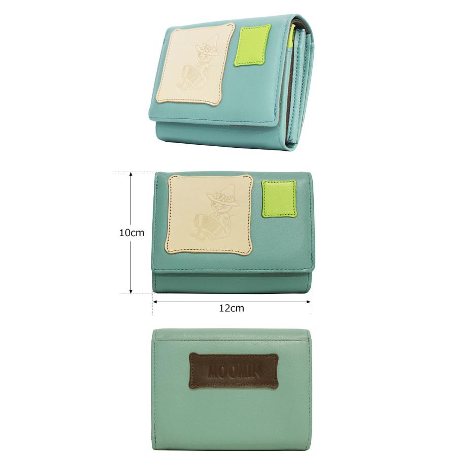 ムーミン MOOMIN  2つ折り財布  PATCH WORK パッチワーク patchwork-st   ムーミン リトルミイ スナフキン ニョロニョロ 二つ折り財布 | MOOMIN | 01