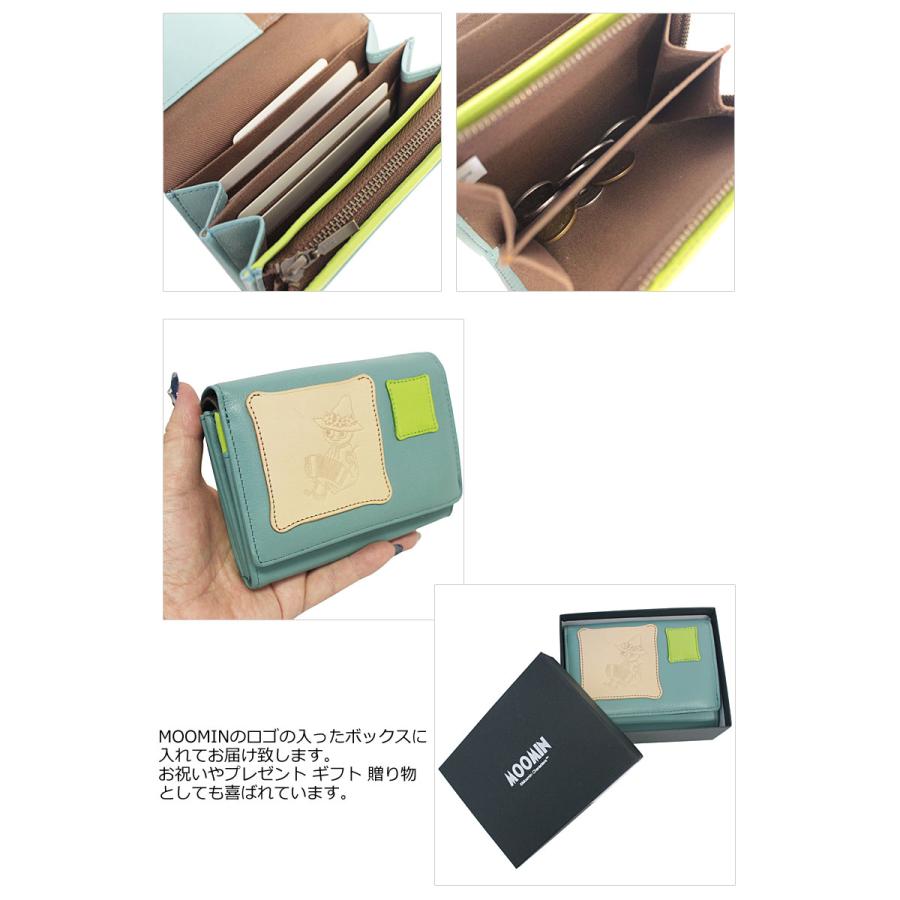 ムーミン MOOMIN  2つ折り財布  PATCH WORK パッチワーク patchwork-st   ムーミン リトルミイ スナフキン ニョロニョロ 二つ折り財布 | MOOMIN | 05
