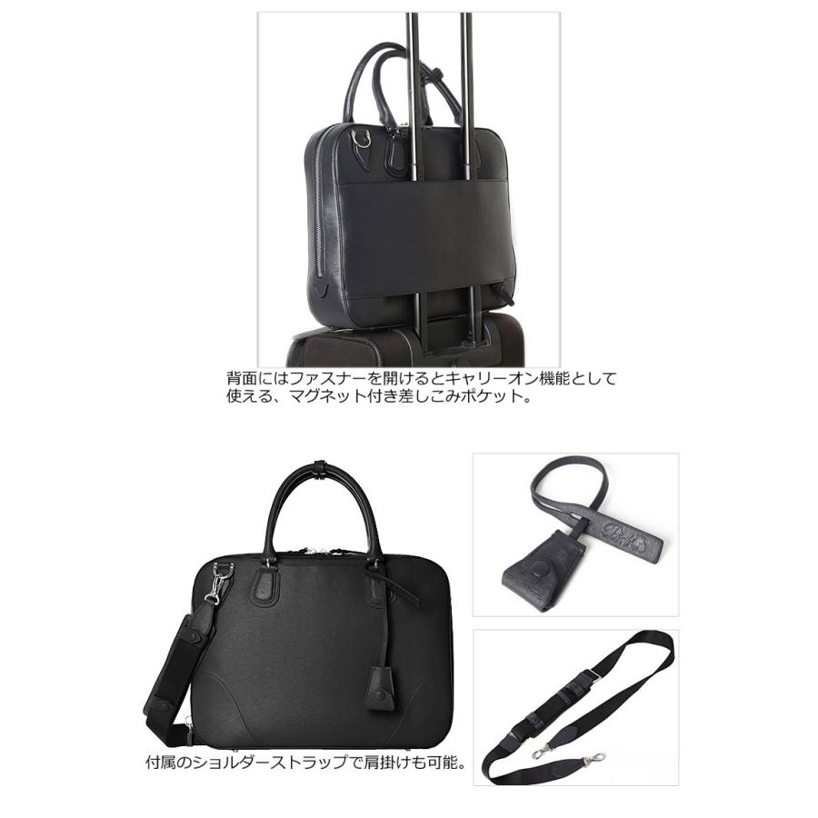 【閉店セール】PID ピーアイディー 2wayレザーブリーフケース 雑誌掲載商品 クロッシュ cloche PAY101 正規取扱店 返品交換不可 | P.I.D | 09
