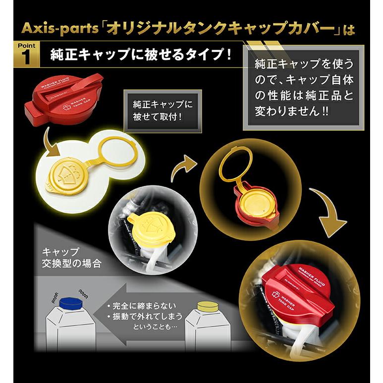 86 アルミ製ウィンドウォッシャータンクキャップカバー トヨタ/スバル