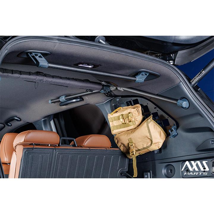 スバル フォレスター(型式：SL(年式：R7.4〜))専用 A-TRAS 車種専用タクティカルラックシステム トランクルーム ラゲッジルーム収納 拡張(ST)の画像