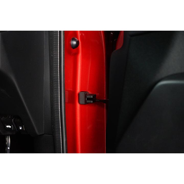 マトトア マツダ CX-5（型式：KF） マットブラックタイプ ドアヒンジカバー4点