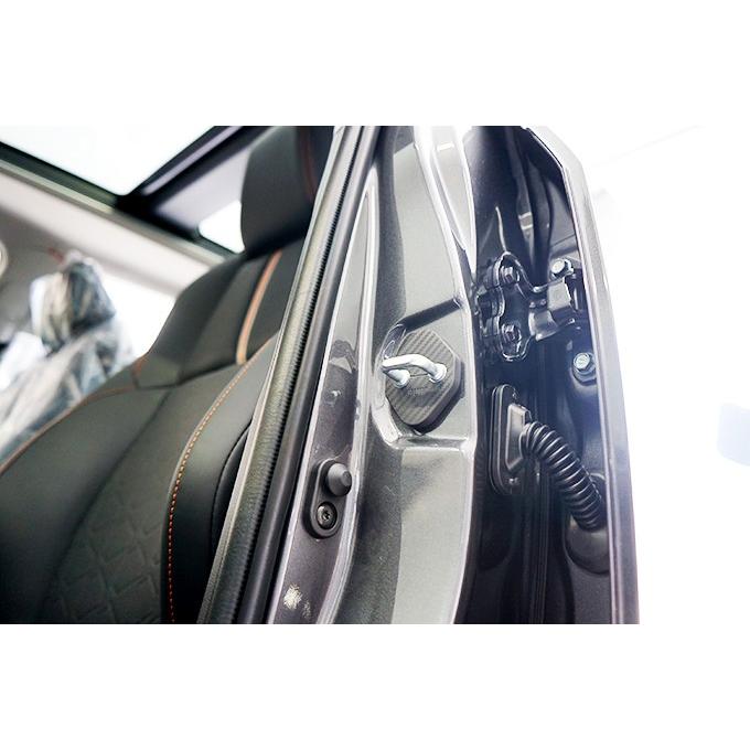 ドアロックカバー 4点セット カーボン調タイプ トヨタ RAV4（50系