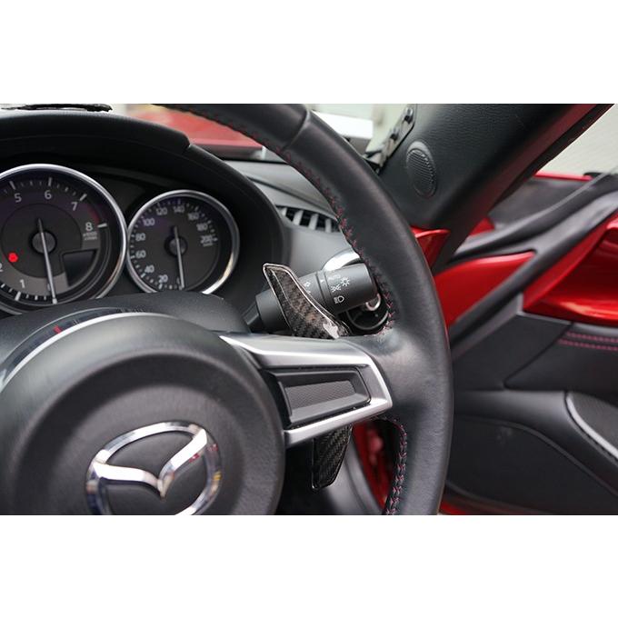 4月末入荷予定 マツダ専用ドライカーボン製パドルシフトカバー左右2点セット 貼り付けタイプ St233 Agd Mazda Pdl St233 Axis Parts ヤフー店 通販 Yahoo ショッピング