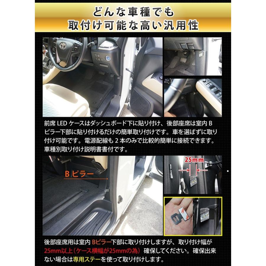 LEDカーテシランプ2個1セット トヨタ グランエース（型式：GDH303W）前