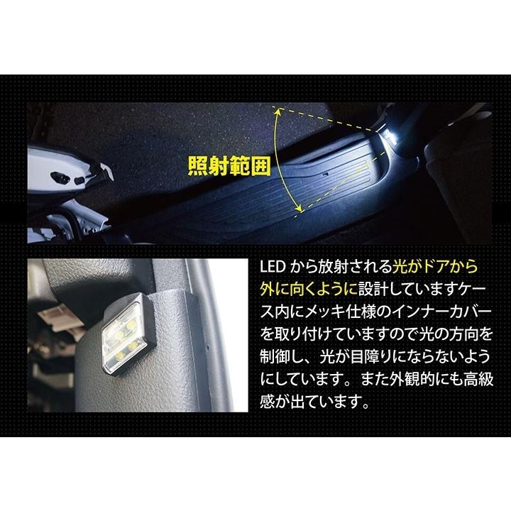 LEDカーテシランプ2個1セット 日産 サクラ（型式：B6AW（年式：R4.5〜））用 前席2個/後部座席2個(ST)｜axisparts｜05