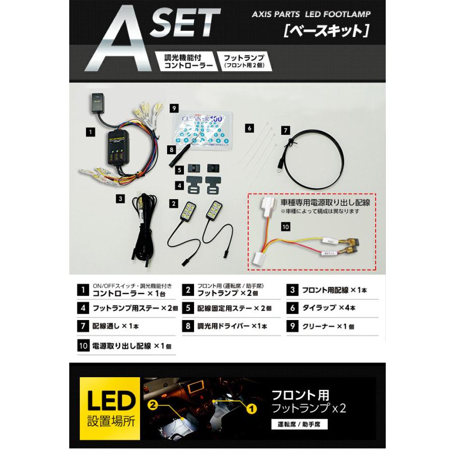 シビック LEDフットランプ ホンダ シビックハッチバック/シビック