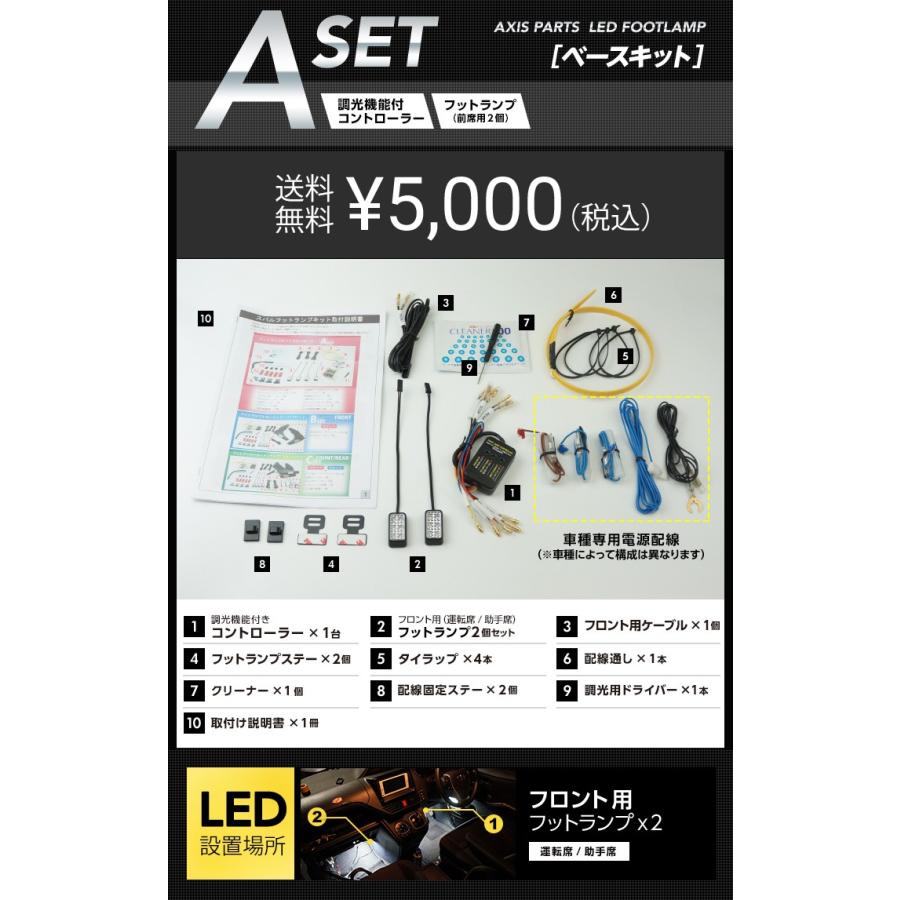 ハイラックス （送料無料） LEDフットランプ トヨタ ハイラックス