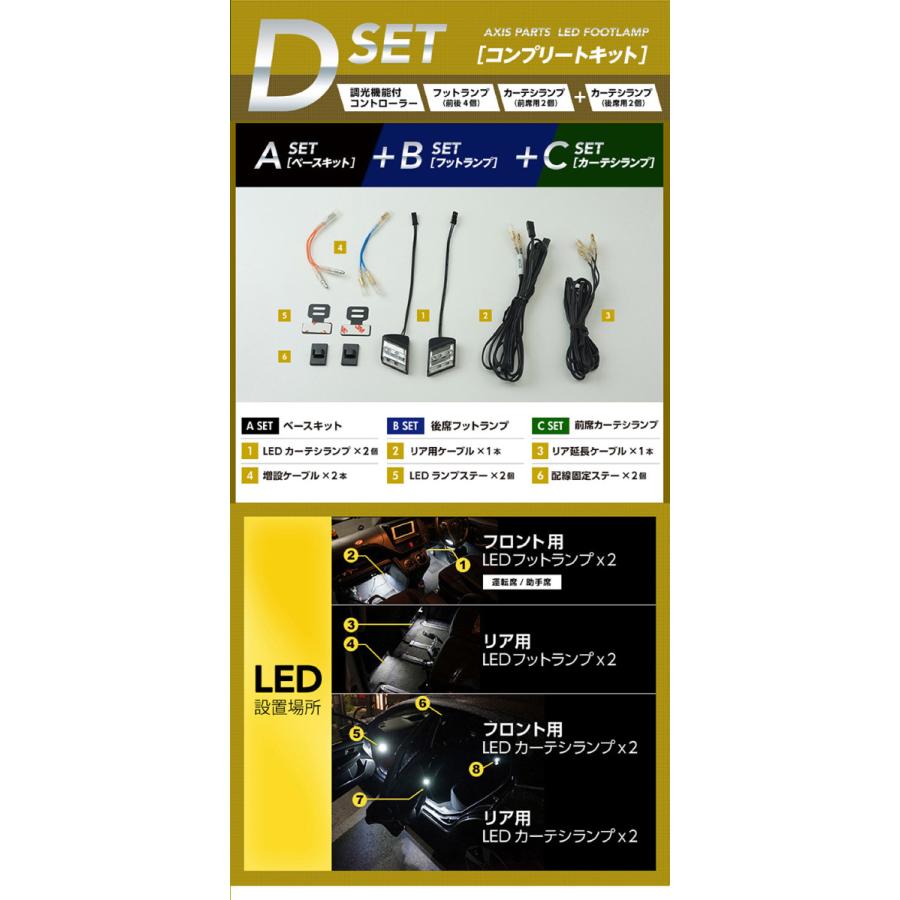 （送料無料） LEDフットランプ スバル インプレッサスポーツ/G4（GJ/GP）専用 8色選択可！調光機能付き！(ST)｜axisparts｜08