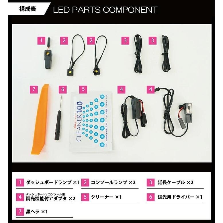レクサス UX （型式：KMA10/MZAA10/MZAH10/15）調光機能！8色選択