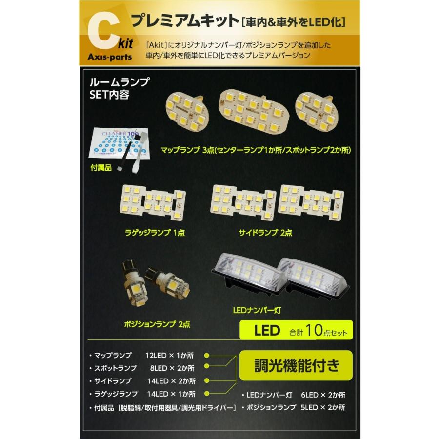 （送料無料）調光機能付き！3色選択可！高輝度3チップLED仕様！ 日産　セレナ（C26）LEDルームランプ(SC)｜axisparts｜03