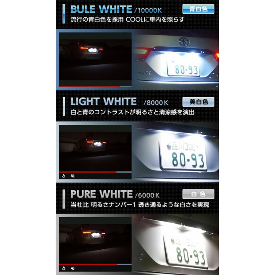 LEDナンバー灯 ダイハツ アトレー/ハイゼットカーゴ（型式：700系（年式：R3.12〜））純正バルブ交換タイプ 3色選択可 （メール便発送 時間指定不可）(SM)｜axisparts｜05