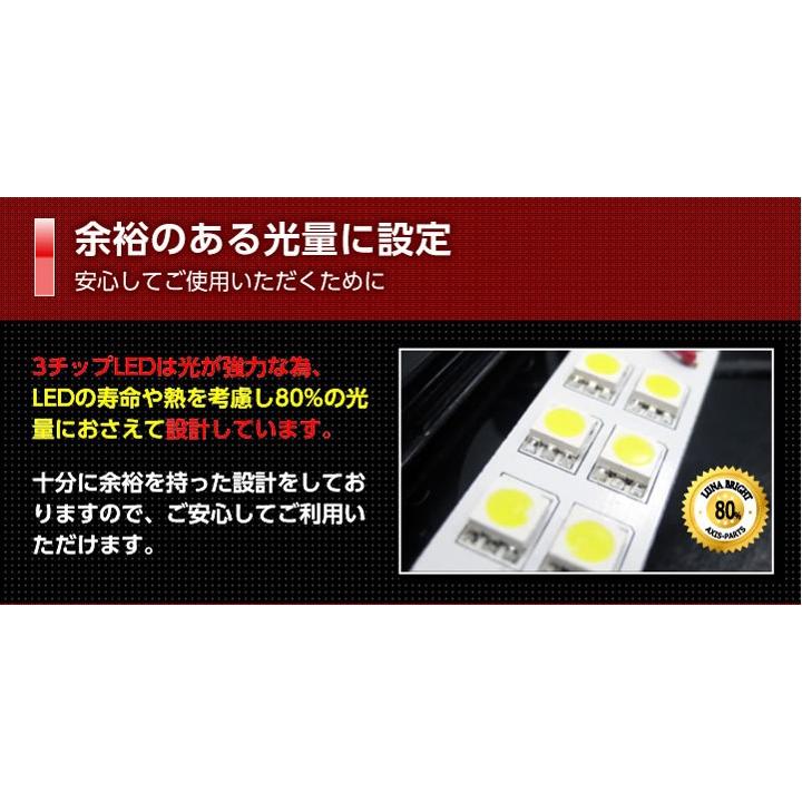 3色選択可！高輝度3チップLED　ユニット交換スバル　ステラ　年式：2014/12&#12316;　型式：LA160/150ユニット専用ナンバー灯2個1セット(SC)｜axisparts｜04