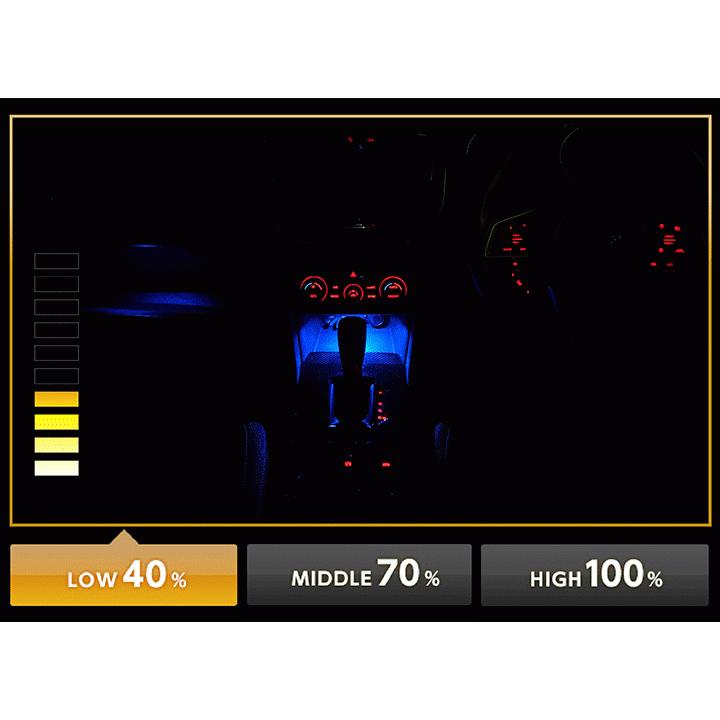 スズキ スペーシア/スペーシアギア（型式：MK53S）調光機能付！LED