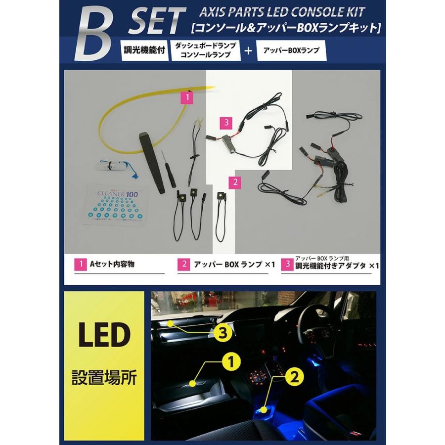 トヨタ ノア/VOXY（型式：80系）調光機能付き！8色選択可！ダッシュ