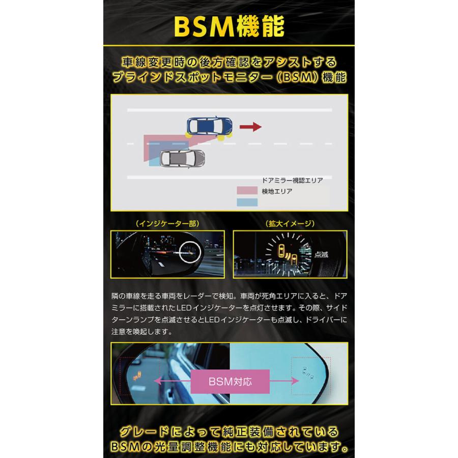 トヨタ RAV4(型式：50系) LEDウィンカー付き ドアミラー/Lタイプ (純正交換式) BSM装備車両対応 ヒーター装備車両対応(ST)