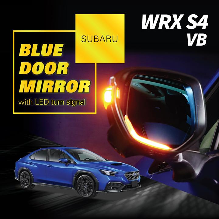 スバル WRX S4 (型式：VB（年式：R3.11〜）) LEDウィンカー付き ドアミラー/Mタイプ (純正交換式) ヒーター装備車両対応(ST)