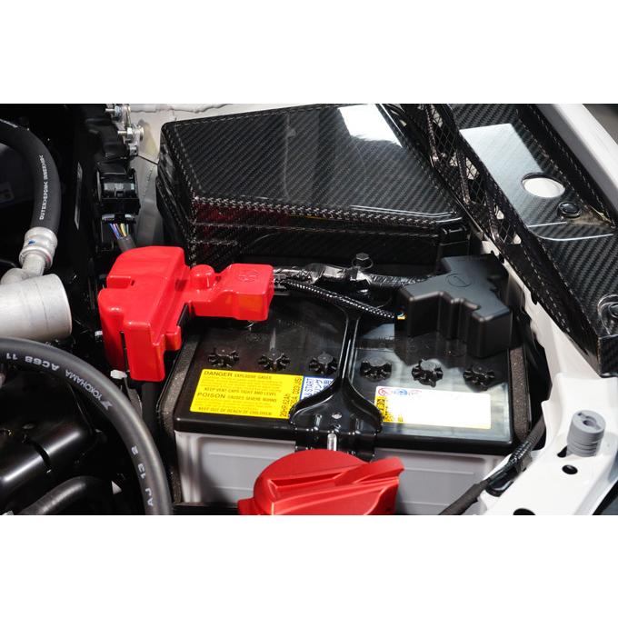 スバル 新型WRX S4（型式：VB（年式：R3.11〜））用バッテリーマイナス端子カバー マットブラックタイプ(SC) battery