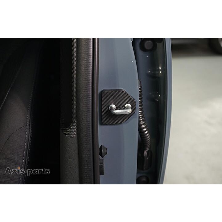 SUBARU ドアロックカバー カーボン調タイプ 4点セット スバル