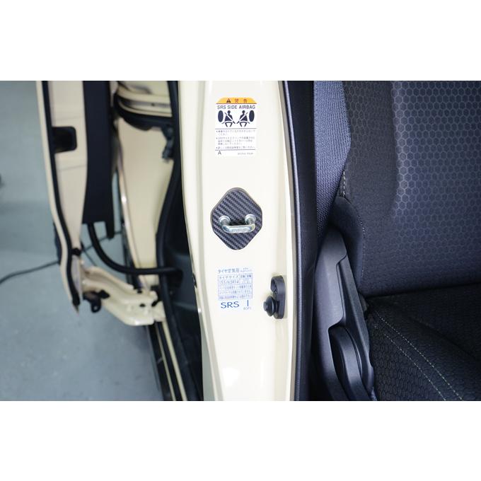 カーボン調タイプ スズキ スペーシア/スペーシアギア（型式：MK53S）用