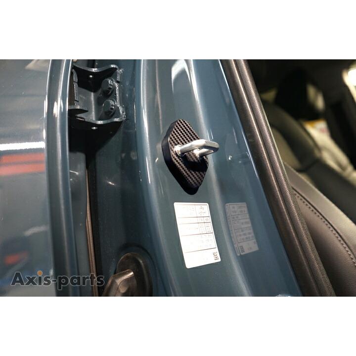 車両ドアロック ホンダ車汎用パーツ（値下げします） ホンダ ドア ロック ストライカー カバー カーボン調 適合多数