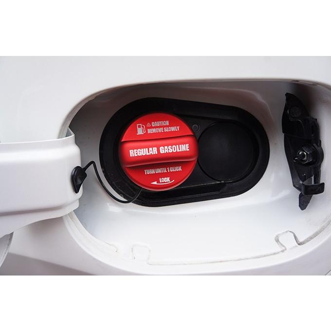 フューエルキャップカバー ガソリンキャップカバー トヨタ用 被せて貼るだけ 赤 青 黄（ハイオク仕様のみ） 緑（ディーゼルのみ）(SC