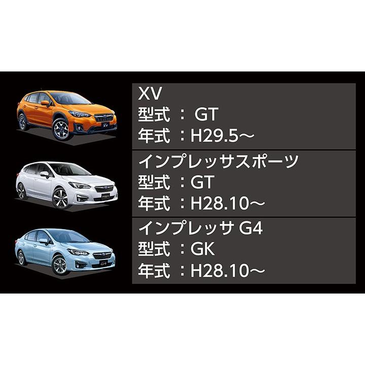 スバル インプレッサスポーツ/G4（GT/GK）XV（GT）LEDインナードア