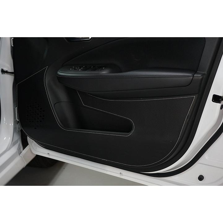 特許取得済）ドアキックガード 4点セット 日産 ノート/オーラ用※BOSE