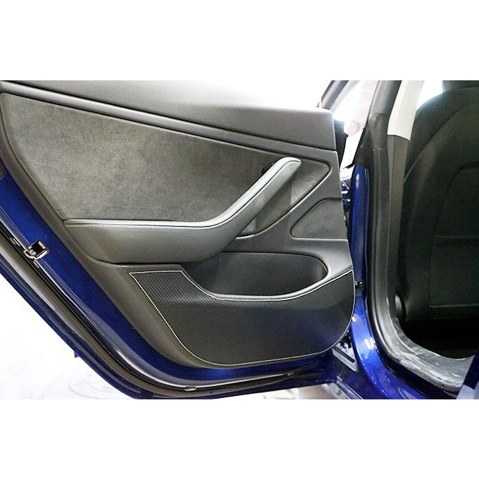 特許取得済）ドアキックガード 4点セット（新商品）テスラ MODEL 3