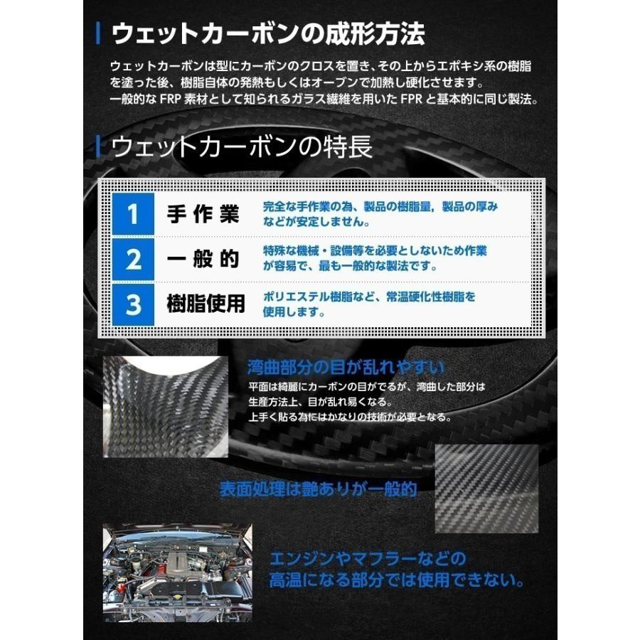 （在庫あり）スバル WRX S4（型式：VB）レヴォーグ/レイバック （型式：VN） ドライカーボン製 リアドアトリム2点セット/st672th｜axisparts｜05