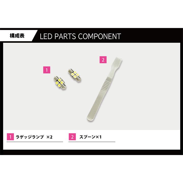 三菱 デリカ D:5（型式：CV（年式：R1.11（MC後）〜））LEDラゲッジ