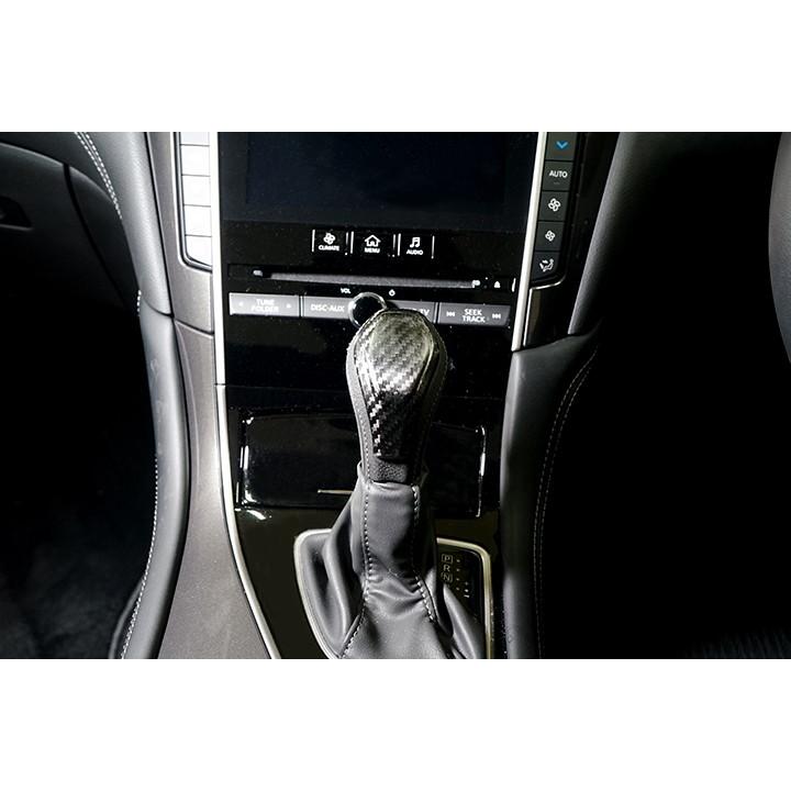 6月末入荷予定 日産 スカイライン V37 H31 9 後期型 ドライカーボン製シフトノブカバー St581 前期型は適合不可 Skyline Shift Knob St581 Axis Parts ヤフー店 通販 Yahoo ショッピング