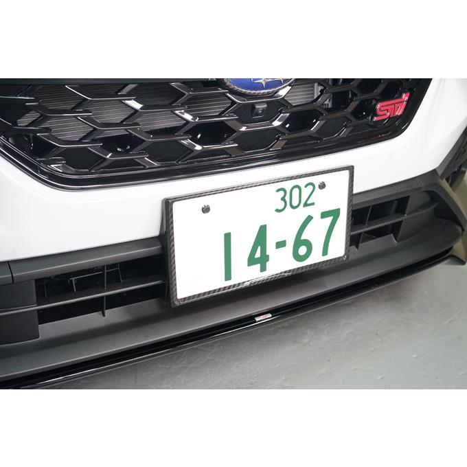在庫あり)新基準適合済み スバル車汎用ドライカーボン製ナンバー