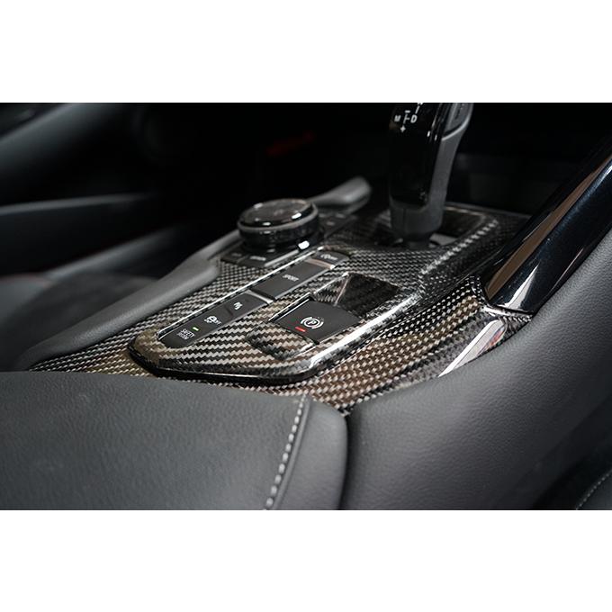 AsGRスープラカーボン製ナビパネルカバード&アロックパネルカバーセット 3月末入荷予定)トヨタ スープラ SUPRA（型式：DB#2）AT仕様専用 ドライ