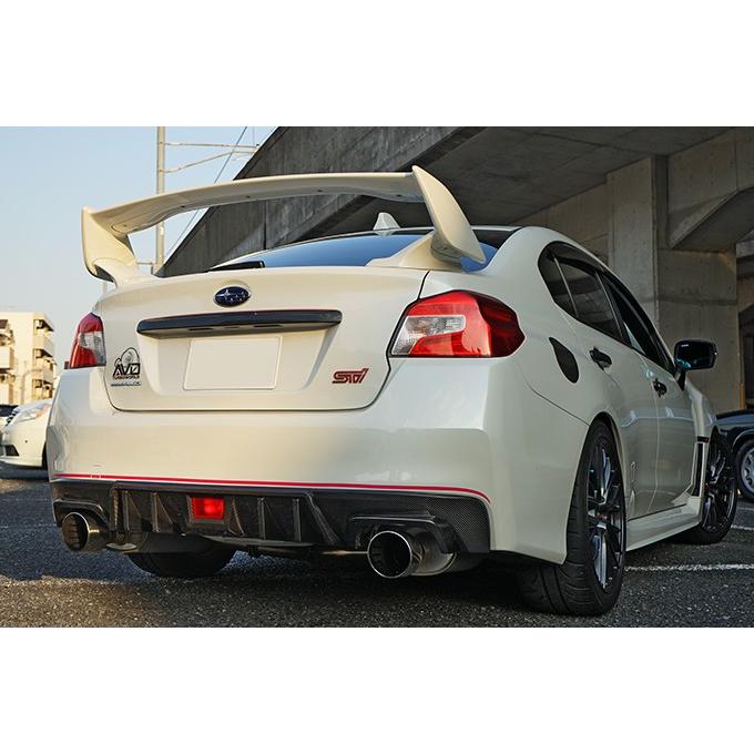 人気No1 （受注生産）スバルWRX STI/S4（VA）用 STIリヤサイドアンダースポイラー装着車両も取付可ドライカーボン製リアバンパーカバー rj231（※注文後出荷まで約90日）