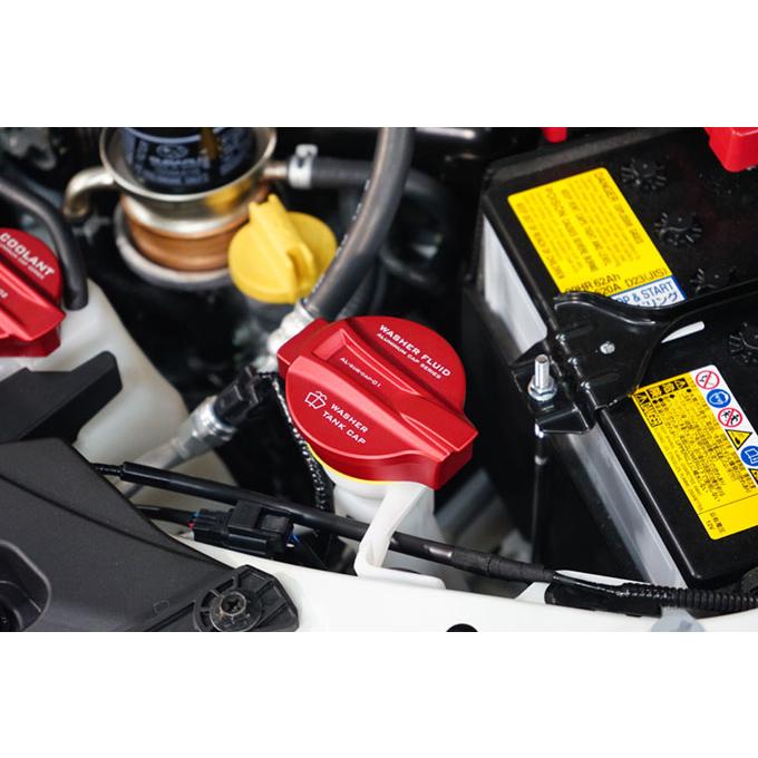 レヴォーグVN5、VNH、WRX VBHエンジンルームキャップカバー3点セット スバル WRX S4（型式：VB（年式：R3.11〜））アルミ製タンク