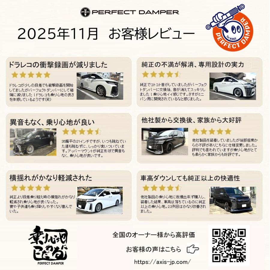 AXIS STYLING 20系 アルファード ヴェルファイア 専用 車高調