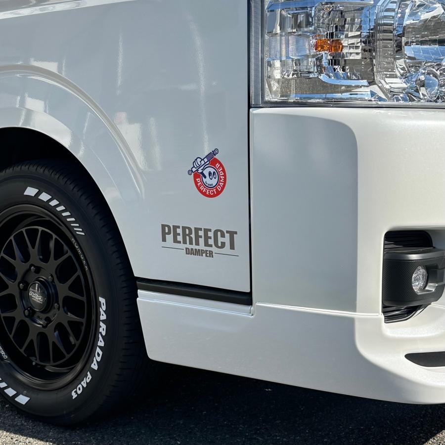 【新発売】ダンパーマン　ステッカー （代引き不可） パーフェクトダンパー　アクシススタイリング　 |  | 08