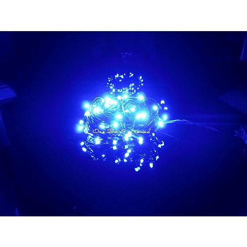 業務用青色イルミ6本セット！高輝度ＬＥＤラグジュアリーイルミネーション　ストレート：１０Ｍ１００球（常点）