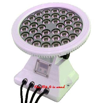 ＬＥＤラウンドライトアップ１３６！【プロ用】【２台でお得！】演出フルカラーライトアップ！高級感ある白光沢＆抜群の存在感！