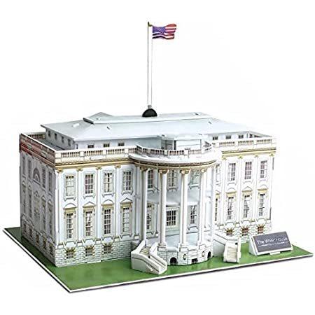定番  Liberty 3 Kit, DIY Model Architecture US Puzzle, 3D House White The Imports バイオリン
