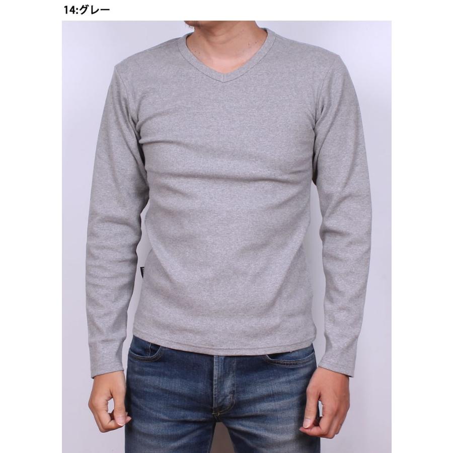AVIREX（アヴィレックス） アビレックス Vネック長袖Tシャツ