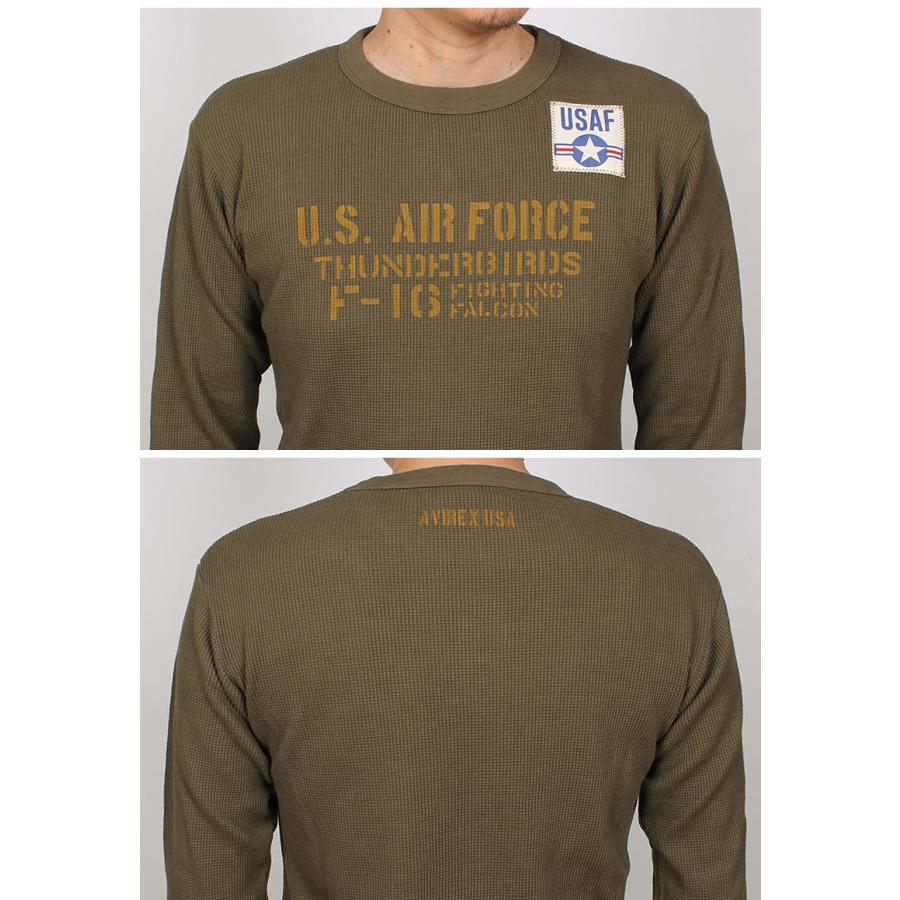 AVIREX 5%OFF アビレックス 長袖ワッフルTシャツ SB F-16 長袖T AVIREX 5%OFF アビレックス 長袖ワッフルTシャツ SB F-16 長袖T