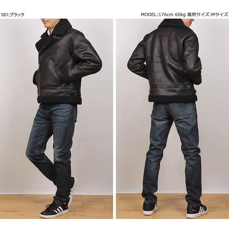 Alpha Industries ALPHA アルファ フェイクムートン ライダース Alpha Industries ALPHA アルファ フェイクムートン ライダース