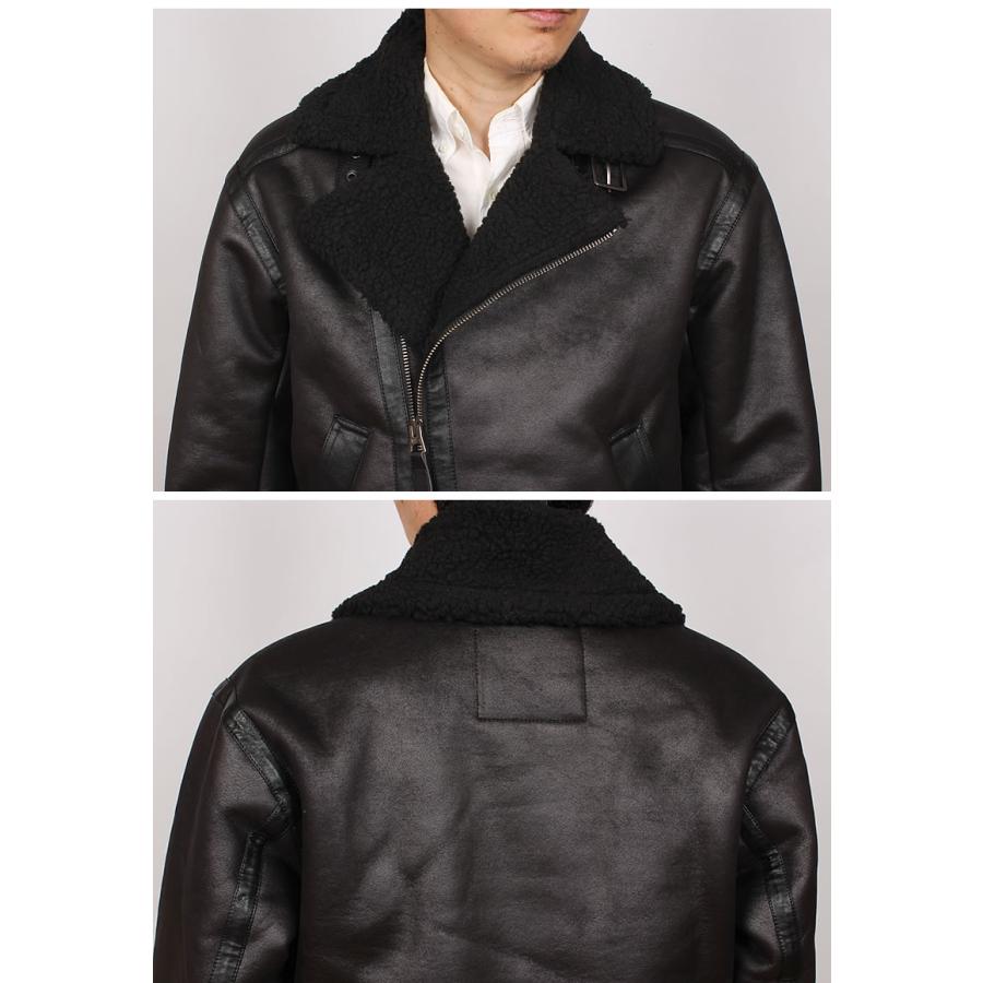 Alpha Industries ALPHA アルファ フェイクムートン ライダース Alpha Industries ALPHA アルファ フェイクムートン ライダース