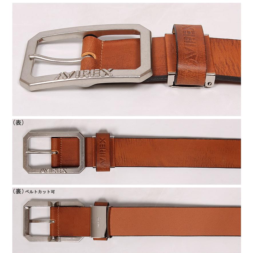 ⭐️AVIREX アビレックス Vintage Works レザーベルト メンズ 33cc006-91533-d03b.jpg
