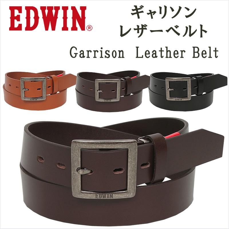 Edwin ベルト メンズ カジュアル ステッチ ギャリソン レザーベルト 牛革 エドウィン エドウイン Edwin Axs Sanshin Yahoo ショップ 通販 Yahoo ショッピング