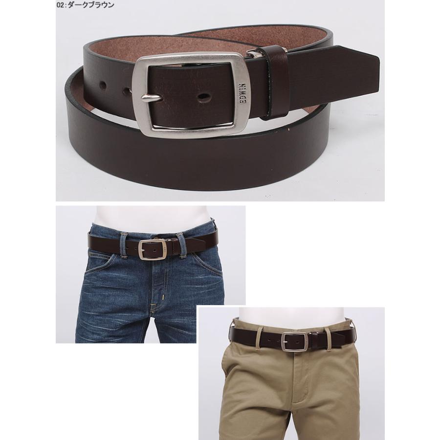 EDWIN（エドウィン） エドウイン Garrison Leather Belt(ギャリソン